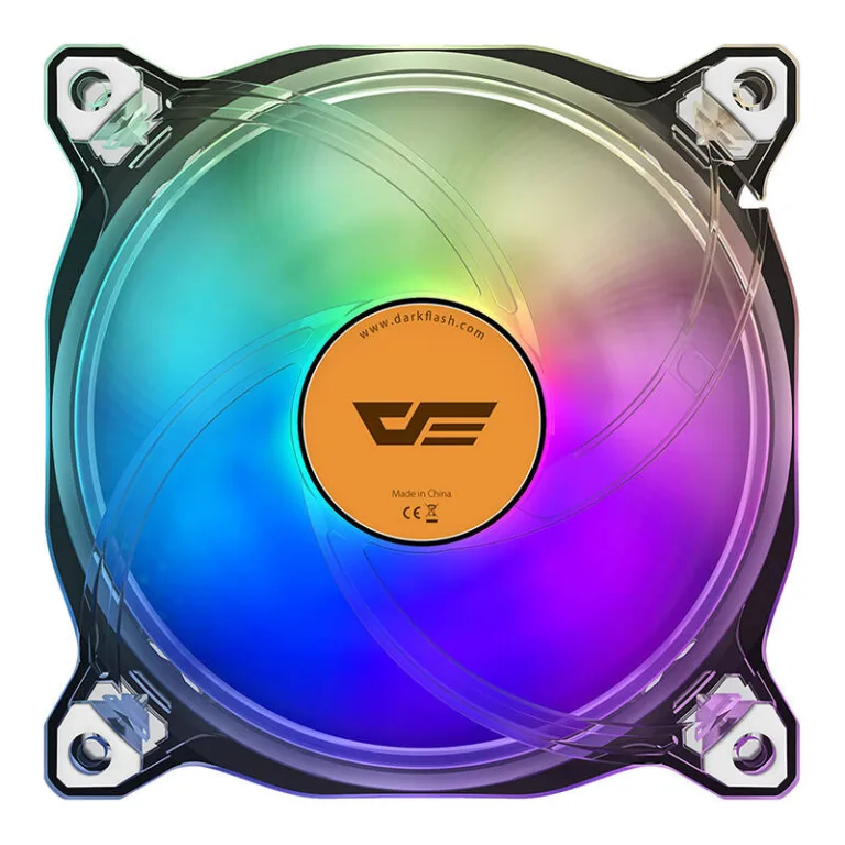 RGB arvuti ventilaatorite komplekt Darkflash CF8 Pro 3 tk (120 mm, 1100 RPM, ASUS Aura Sync)