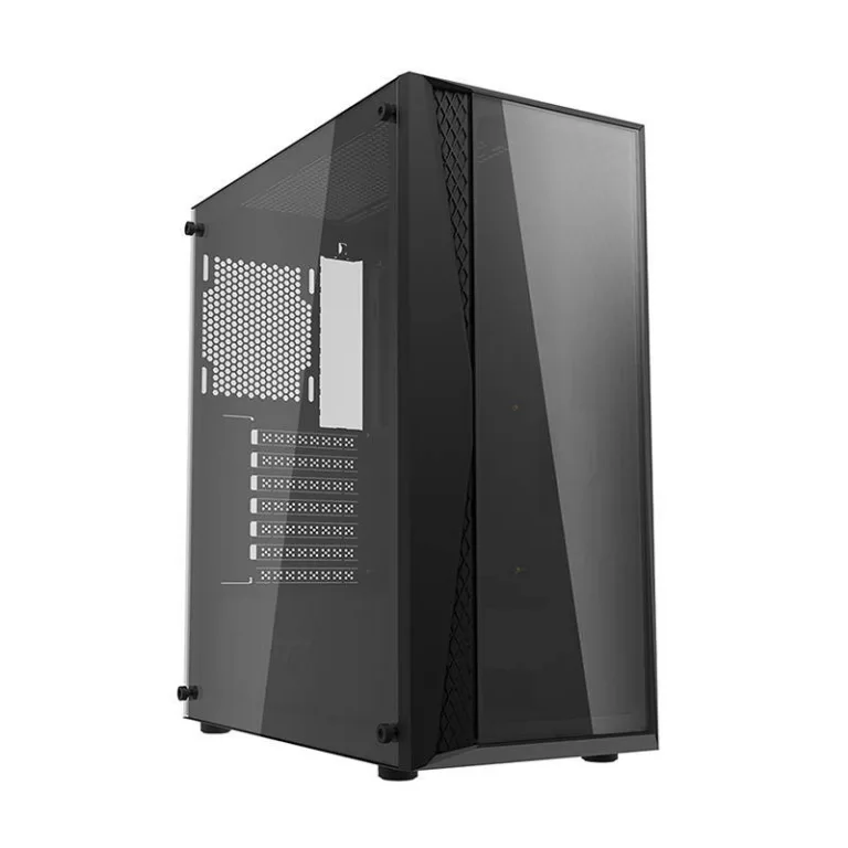 RGB arvutikorpus Darkflash DK352 Plus – 4 ventilaatoriga, must, karastatud klaas