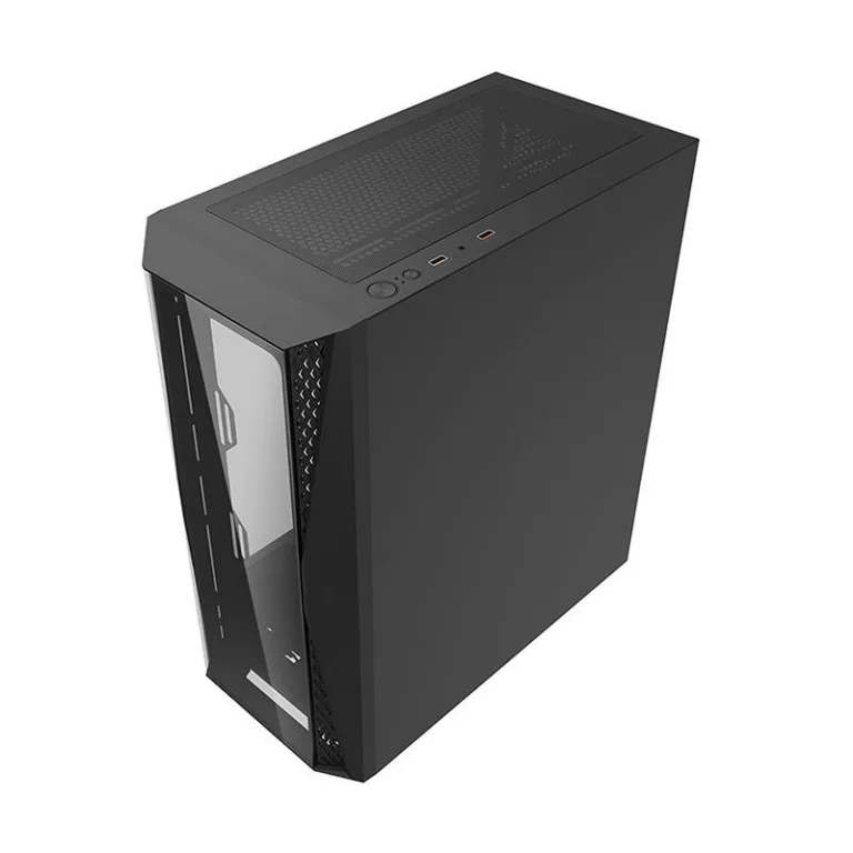 RGB arvutikorpus Darkflash DK352 Plus – 4 ventilaatoriga, must, karastatud klaas