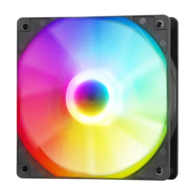RGB arvutiventilaatorite komplekt Darkflash C7 (3 tk, 120 mm, must)