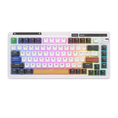 RGB mehaaniline klaviatuur Royal Kludge KZZI K75 Pro, juhtmevaba, Moment Switch