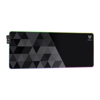 RGB valgustusega suur hiirematt Onikuma MP006 (must, 12 valgusefekti)