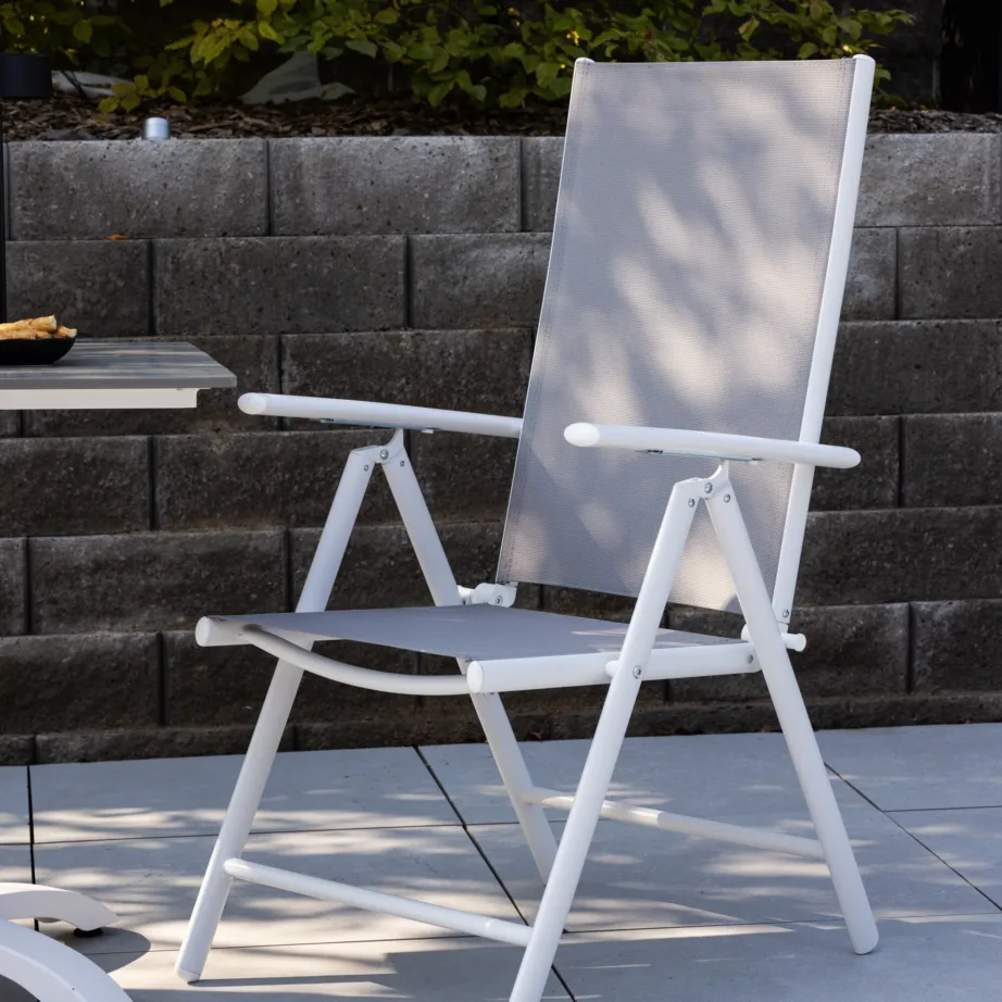 Reguleeritava seljatoega aiatool Break, hall/valge, 9276-400 – 8