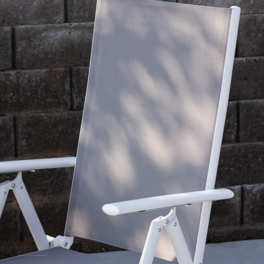 Reguleeritava seljatoega aiatool Break, hall/valge, 9276-400 – 9