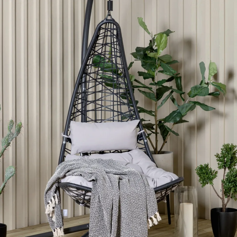 Ripp-tool terrassile Edinburgh, must/hall, 1018-408 – 7