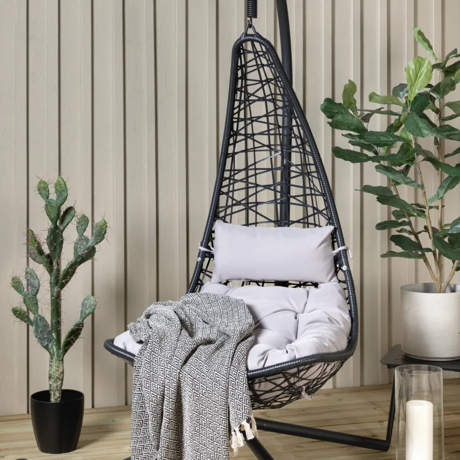 Ripp-tool terrassile Edinburgh, must/hall, 1018-408 – 8