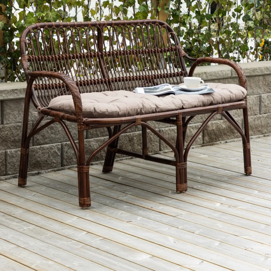 Rotangist 2-kohalised aiadiivanid Bonnie, tume pähkel, 6108-101 – 6