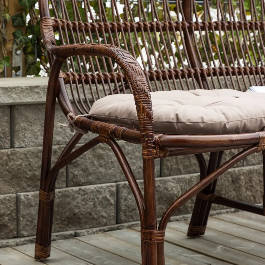 Rotangist 2-kohalised aiadiivanid Bonnie, tume pähkel, 6108-101 – 7