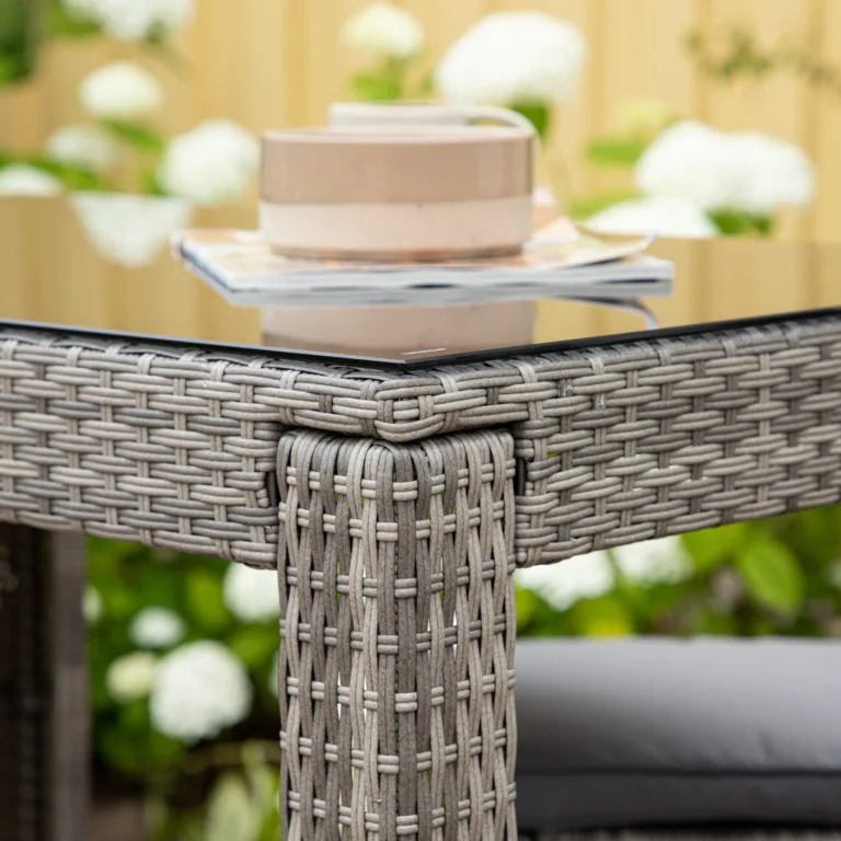 Rotangist baarilaud terrassile Alo, hall, 60,5x100x110,5, 6120-001 6120-001