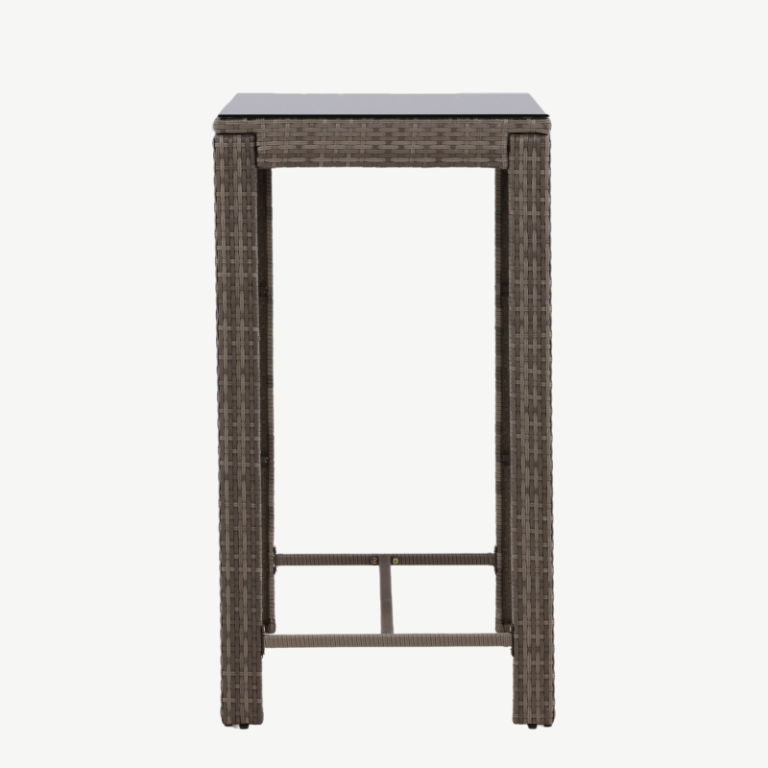 Rotangist baarilaud terrassile Alo, hall, 60,5x100x110,5, 6120-001 6120-001