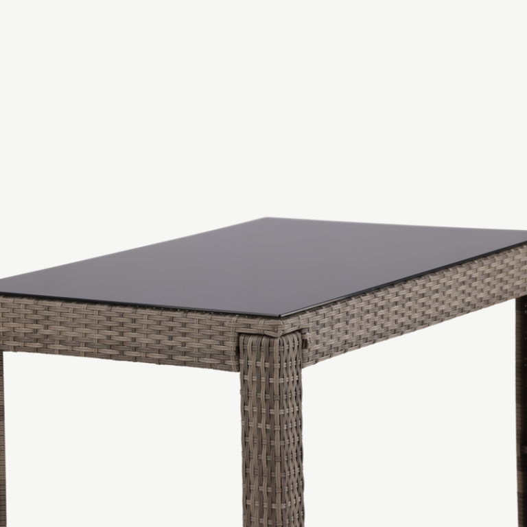 Rotangist baarilaud terrassile Alo, hall, 60,5x100x110,5, 6120-001 6120-001