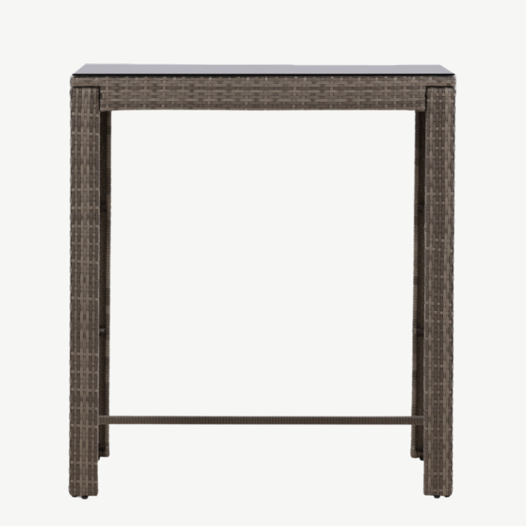 Rotangist baarilaud terrassile Alo, hall, 60,5x100x110,5, 6120-001 6120-001