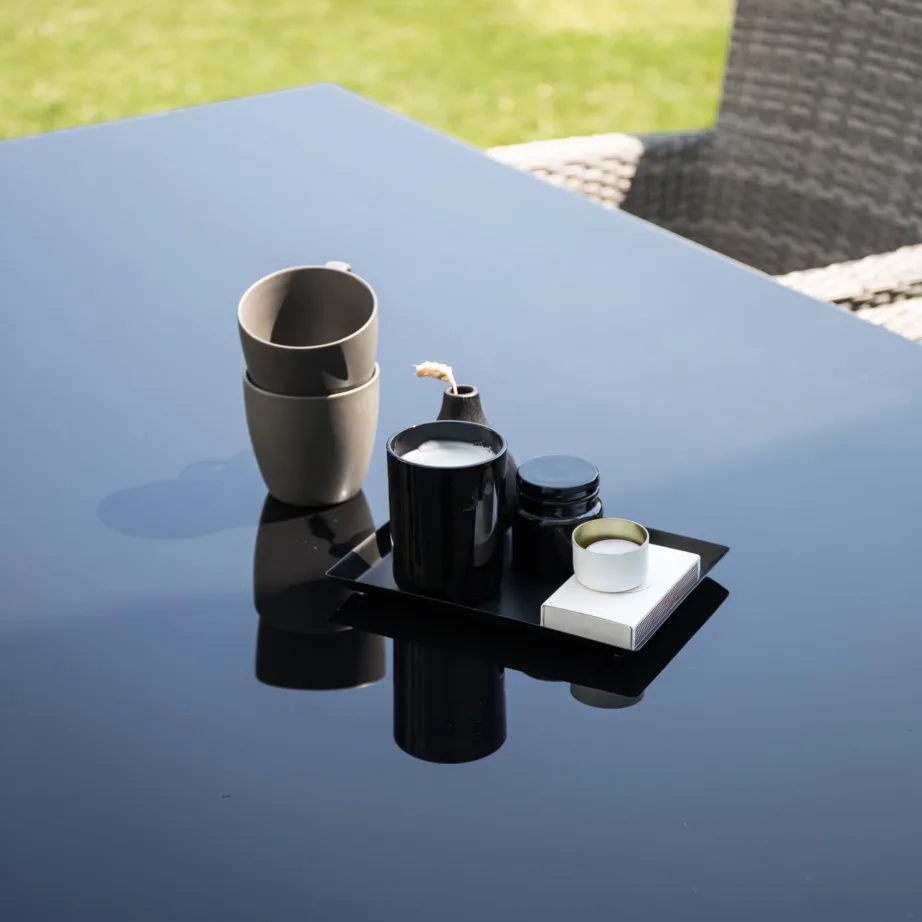 Rotangist kandiline aia söögilaud Padova, hall, 200×100, 7231-004 – 9