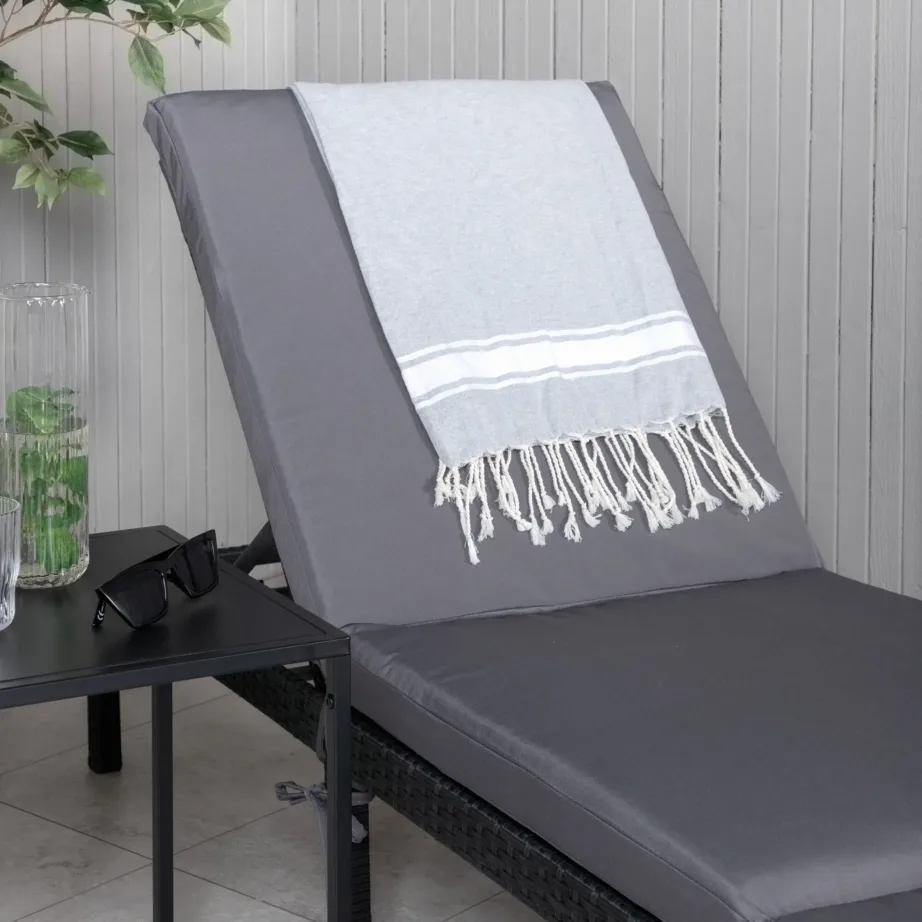 Rotangist lamamistool Bilbao, must/hall, 1006-001 – 9