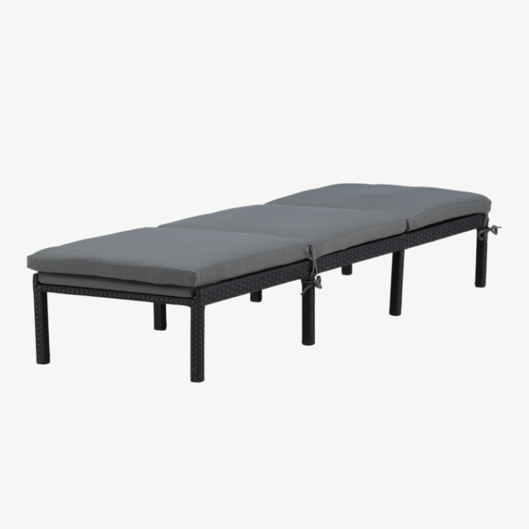 Rotangist lamamistool Bilbao, must/hall, 1006-001 1006-001