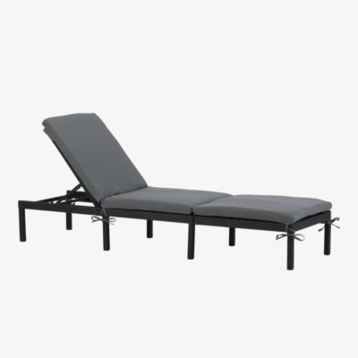 Rotangist lamamistool Bilbao, must/hall, 1006-001 1006-001