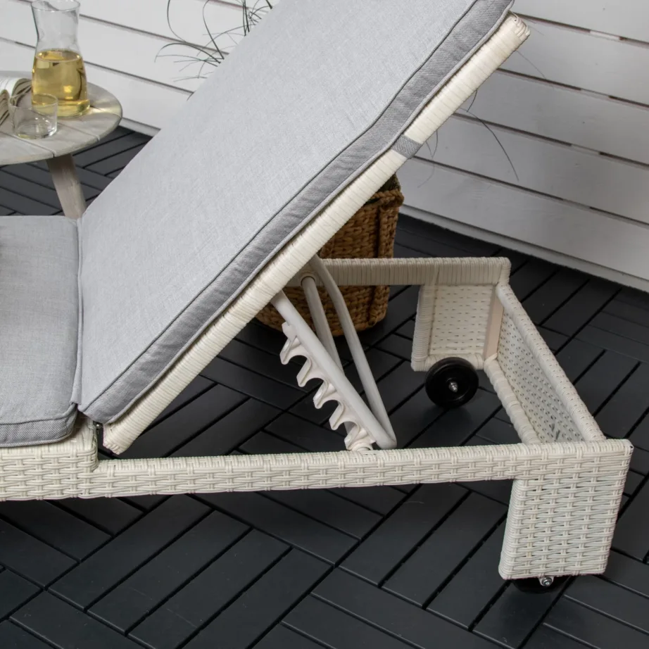 Rotangist lamamistool London, valge, 9262-010 – 8