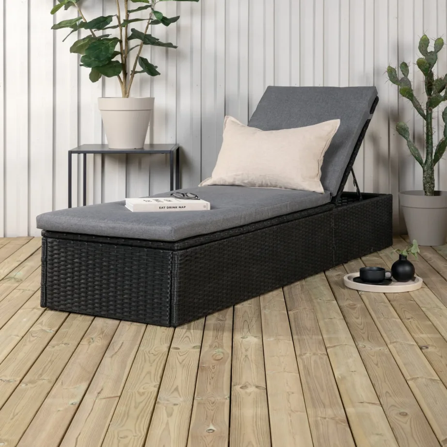 Rotangist lamamistool Quad, must, 2066-001 – 6