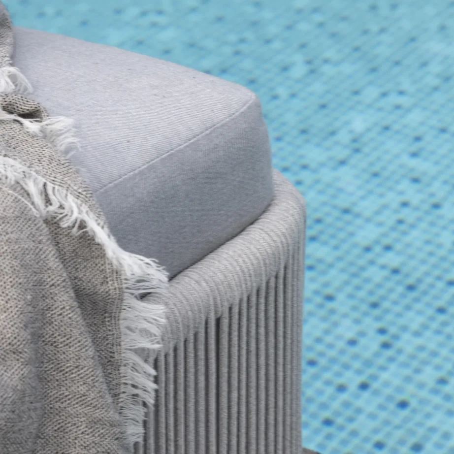 Köiest lamamistool Virya, hall/valge, 2083-400 – 8