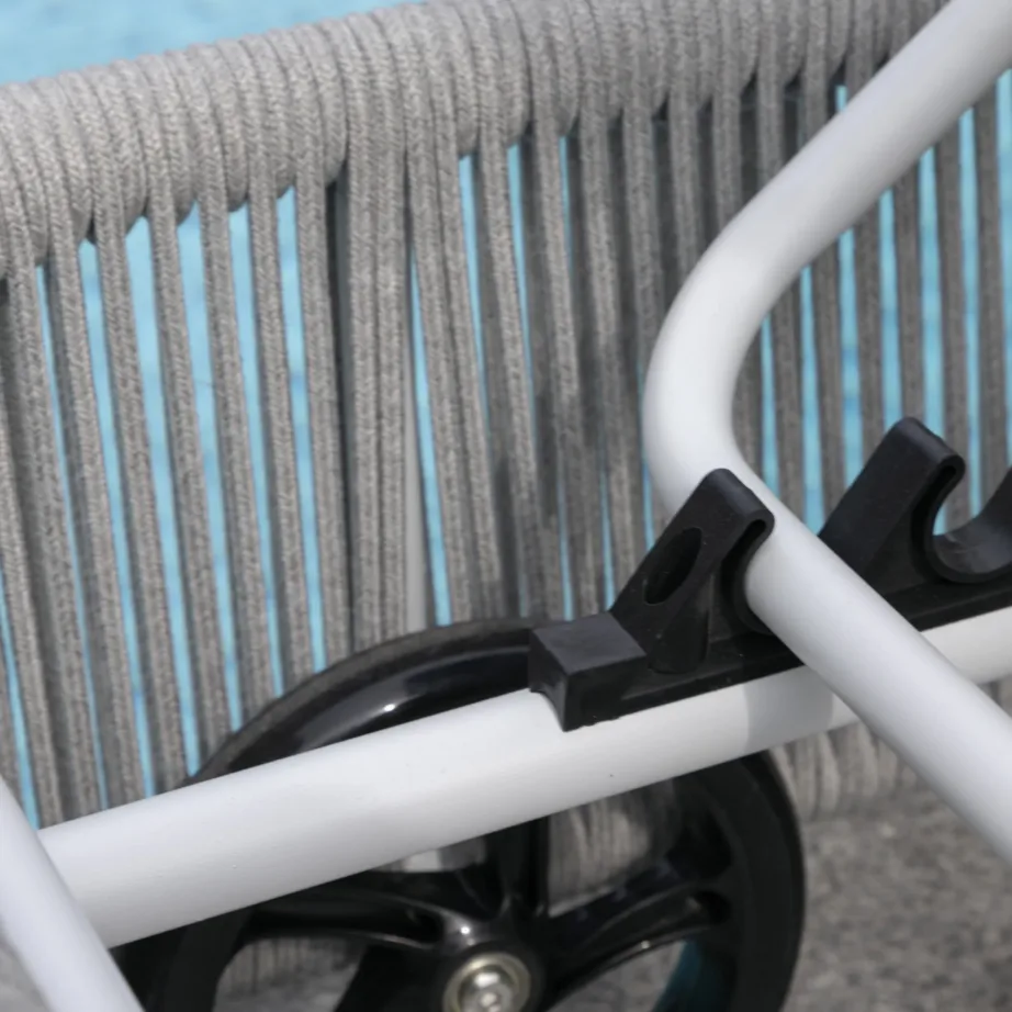 Köiest lamamistool Virya, hall/valge, 2083-400 – 9