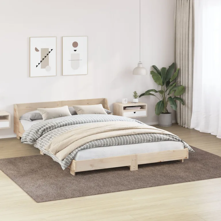 Shaggy Vaip Lateksi Alusega Pruun 200x290 cm