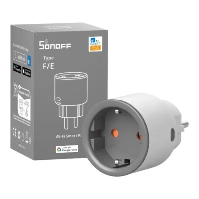 Sonoff nutipistik WiFi S60TPF, 16A, energiatarbimise jälgimisega