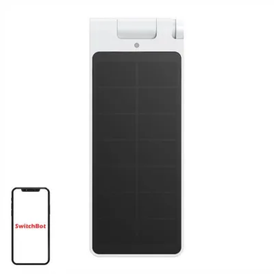 SwitchBot päikesepaneel Curtain 3 kardinasüsteemile (USB-C, valge)