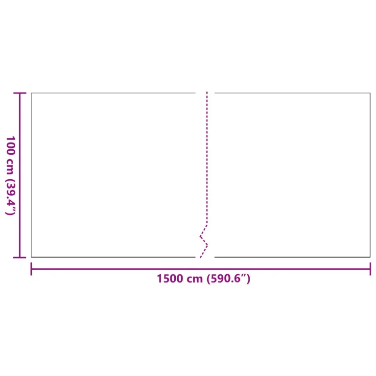 Tehisruoš Must 1x15 m 40 mm