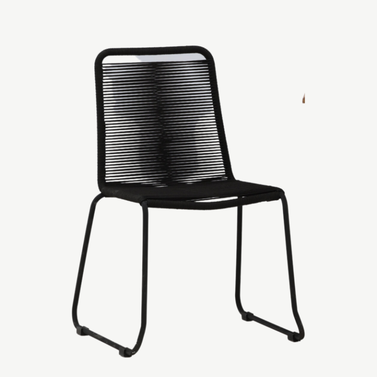 Tiigipuust ja köiest aia söögilaua komplekt Ghana, GR22780 GR22780