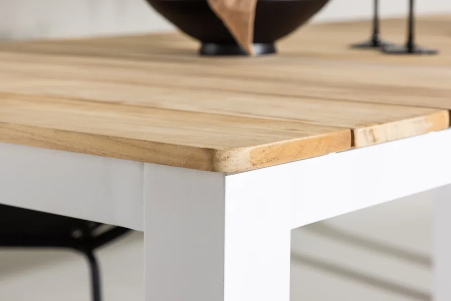 Tiigipuust aia söögilaud Mexico, naturaalne/valge, 210×100, 6182-400 – 21