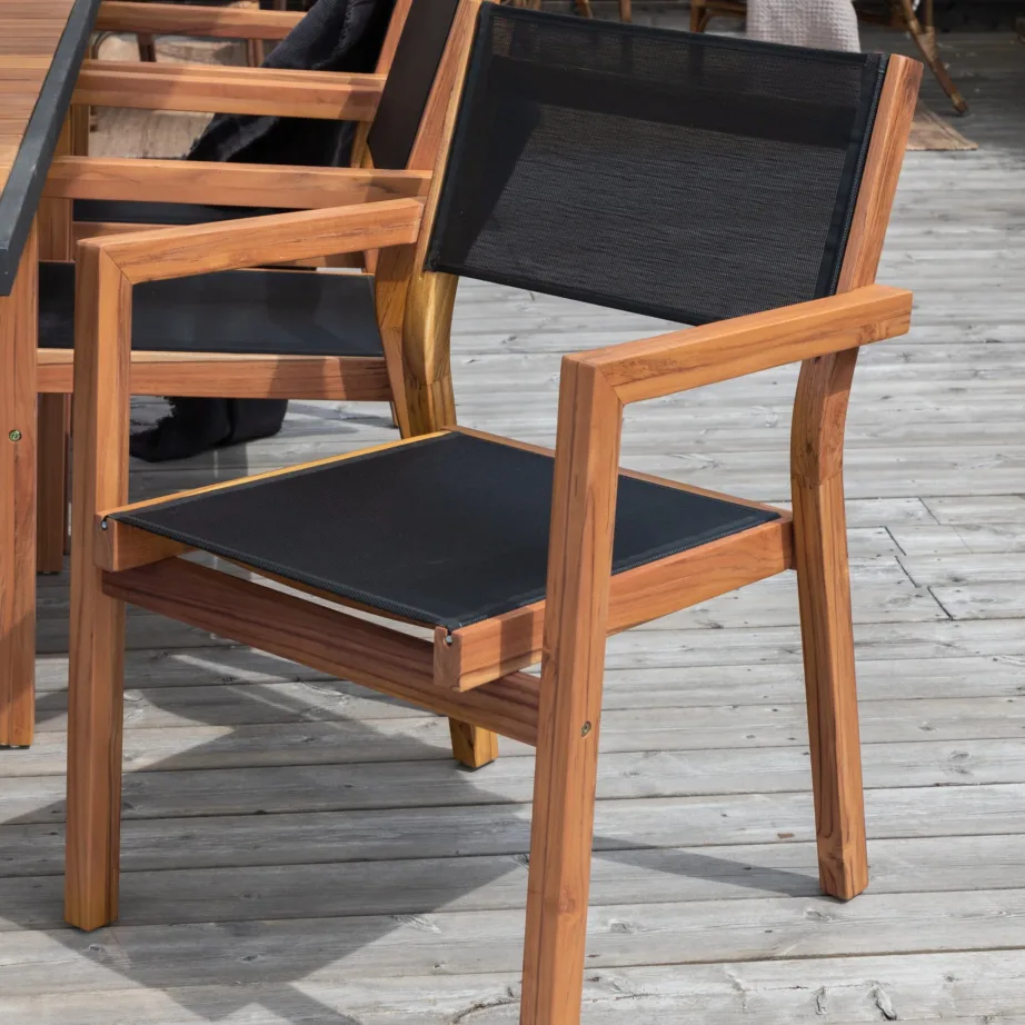 Tiigipuust aiatool Venice, must/naturaalne, 1233-076 – 7