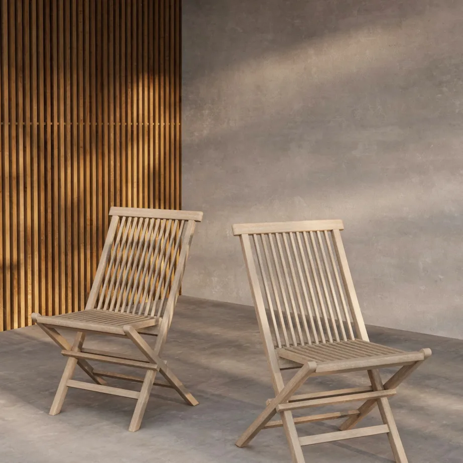 Tiigipuust aiatoolid Kenya, valge, 2 tk, 9516-130 – 6