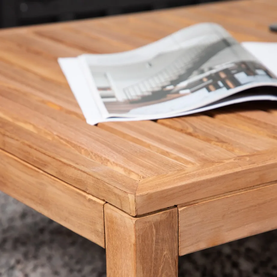 Tiigipuust diivanilaud Amlan, naturaalne, 70x110x40, 6139-444 – 8