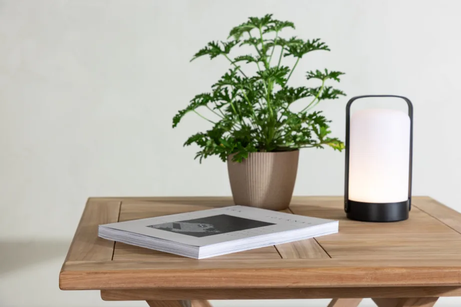 Tiigipuust kandiline aia söögilaud Kenya, naturaalne, 70×70, 2033-444 – 7