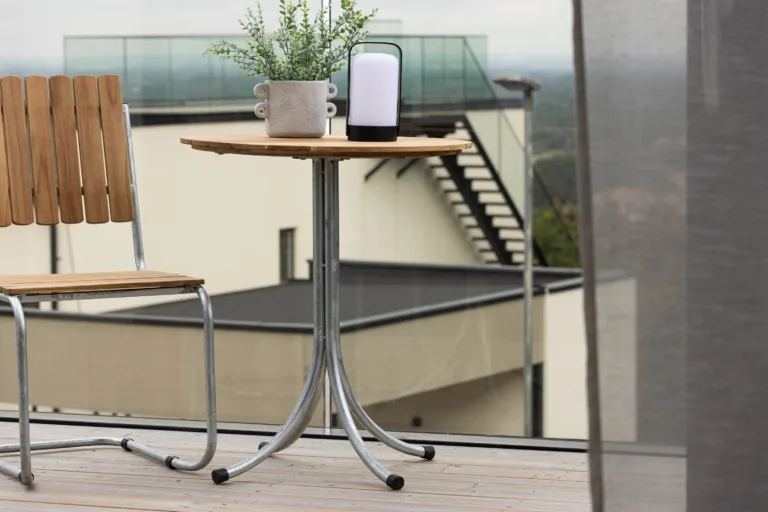Tiigipuust terrassilaud Holmsund, naturaalne, ø65x75, 6018-002 6018-002