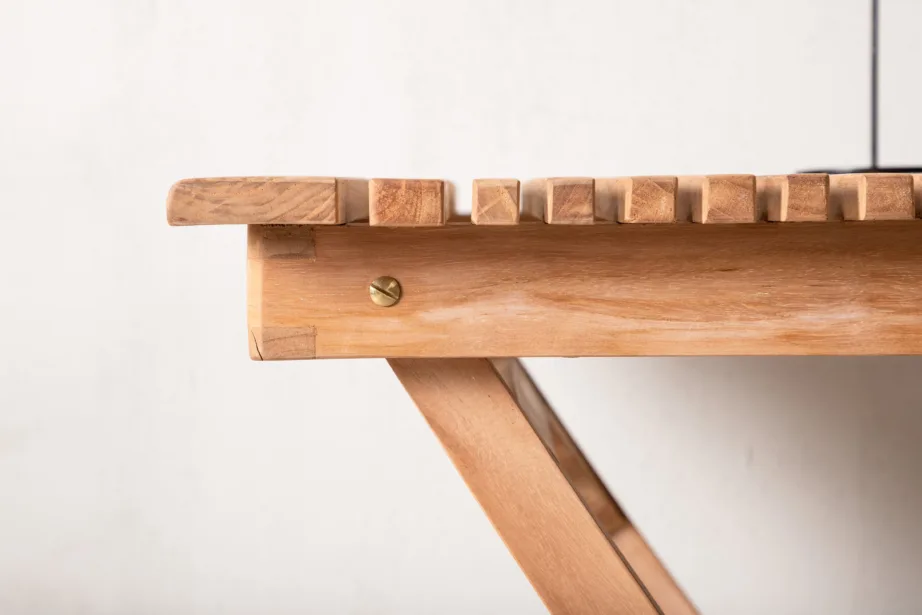 Tiigipuust terrassilaud Ghana, naturaalne, 70×70, 2035-444 – 8