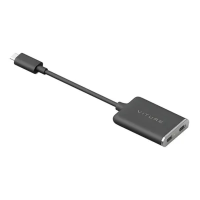 USB-C XR adapter VITURE One Pro (45W, USB 3.2, must) – laadija XR-prillidele