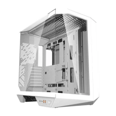 Valge ATX arvutikorpus Darkflash DY470, karastatud klaas, USB-C