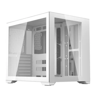 Valge arvutikorpus Darkflash C305 ATX, karastatud klaas