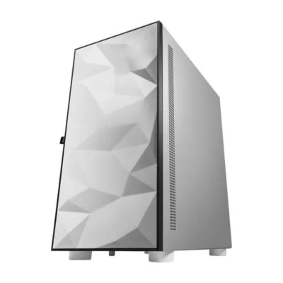 Valge arvutikorpus Darkflash DLM21 klaasküljega, Mini Tower