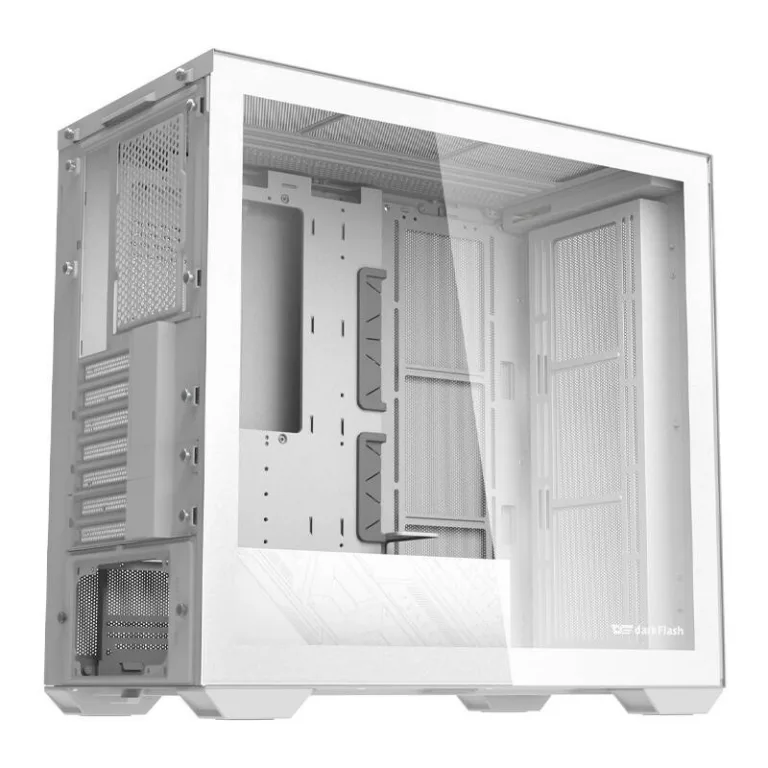 Valge arvutikorpus Darkflash DLX4000 Mesh, karastatud klaasiga, E-ATX/ATX