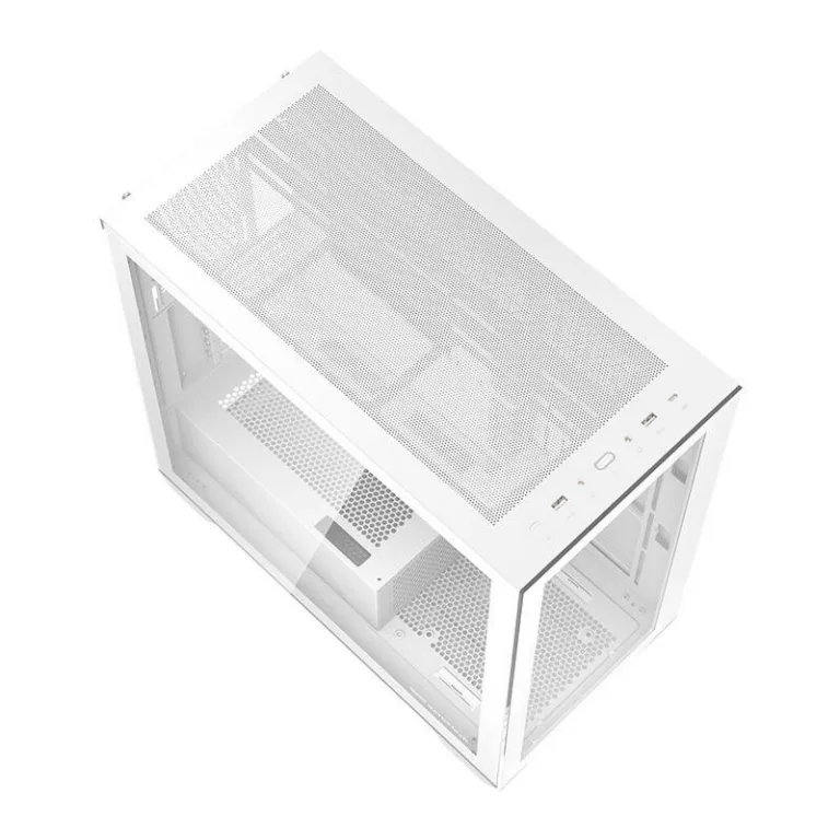 Valge arvutikorpus Darkflash DLX4000 karastatud klaasiga (Midi Tower, E-ATX, USB-C)