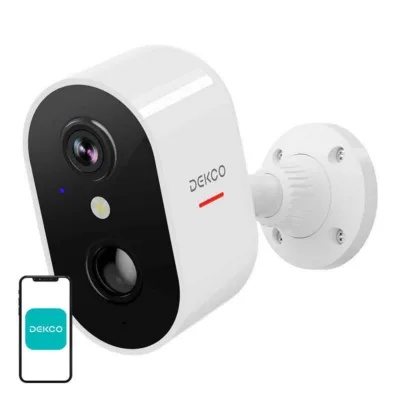 Välisvalvekaamera DEKCO DC6L 3MP HD (Wi-Fi, PIR, IP65)