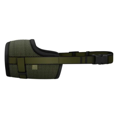 Vastupidav võrkmaterjalist koera suukorv Waudog Pro L, khaki (25–34 cm)