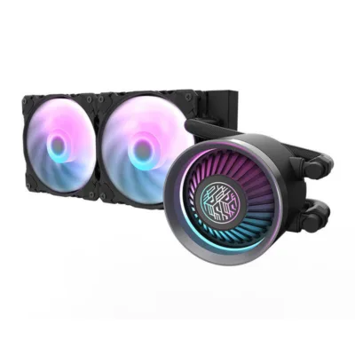Vedelikjahutus protsessorile Darkflash Nebula DN240, 2×120 mm ARGB, must