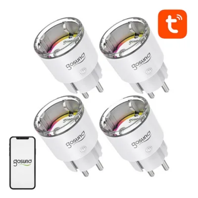 WiFi nutipistikute komplekt Gosund EP2 (4 tk, 10A, Tuya)