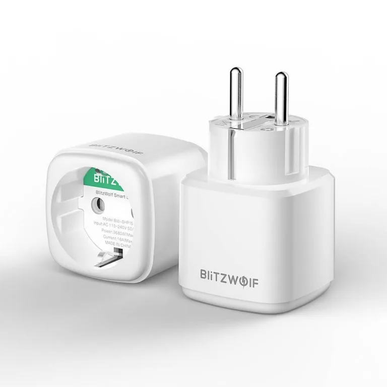 ZigBee nutipistik BlitzWolf BW-SHP15 (3680W, EU, Alexa/Google tugi)