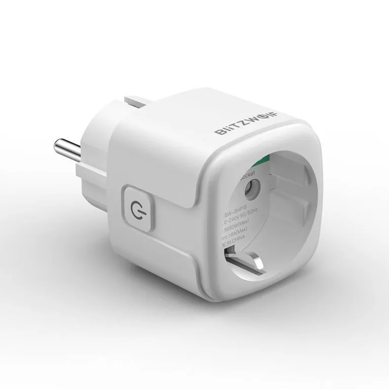 ZigBee nutipistik BlitzWolf BW-SHP15 (3680W, EU, Alexa/Google tugi)