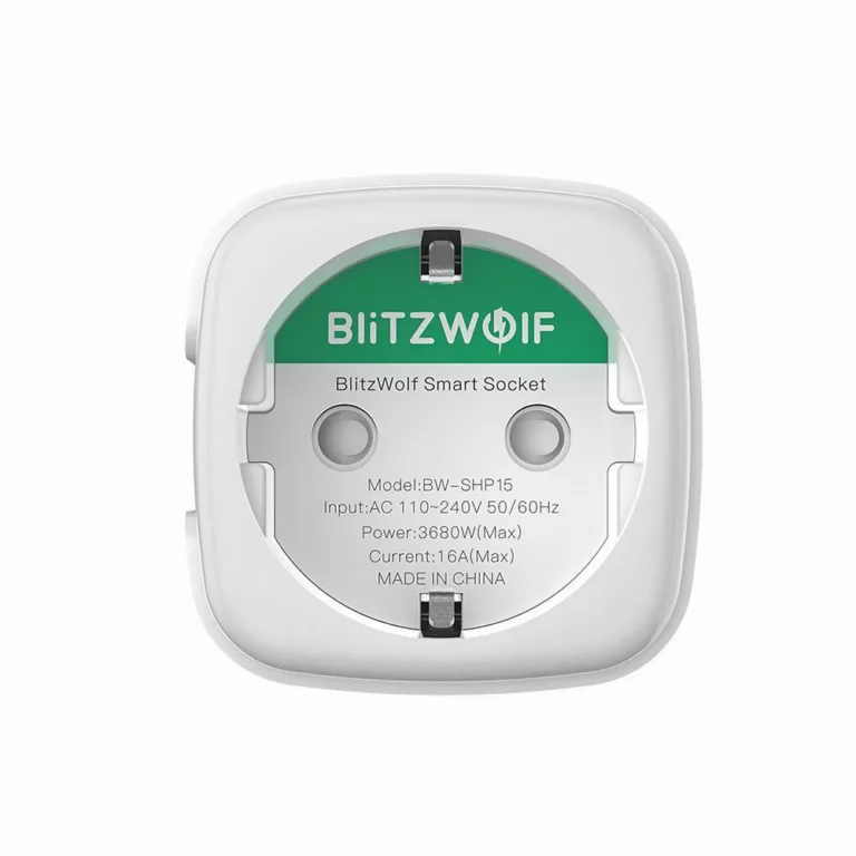 ZigBee nutipistik BlitzWolf BW-SHP15 (3680W, EU, Alexa/Google tugi)