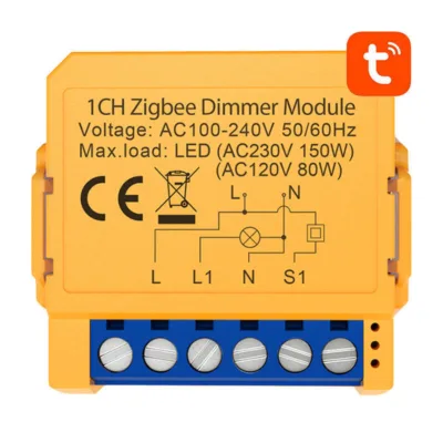 Zigbee nutilüliti Avatto ZDMS16-2, Tuya, 2-kanaliline dimmer